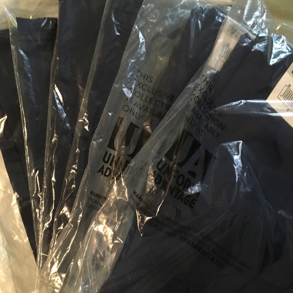 Set Top & Bottom Of New Navy Blue Unisex UA Scrubs